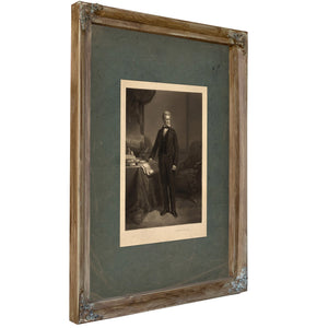 Andrew Jackson 186 — Verdigris Framed Canvas Print | Bella Frye