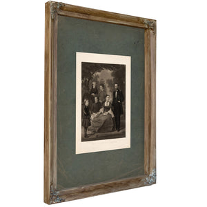 Ulysses S Grant His Family 1868 — Verdigris Framed Canvas Print | Bella Frye