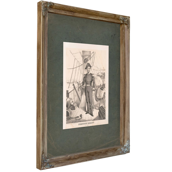 David Glasgow Farragut 19th Century — Verdigris Framed Canvas Print | Bella Frye
