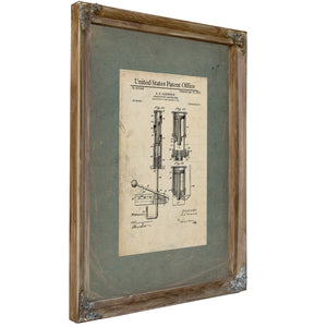 The Brewmasters Contraption — Patent Archive Print — Framed Wall Art Room View | Bella Frye