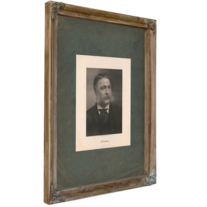 Chester Alan Arthur 188 — Verdigris Framed Canvas Print | Bella Frye