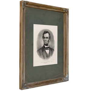 Abraham Lincoln_the Martyr President Assassinated April 14th 1865 1865 — Verdigris Framed Canvas Print | Bella Frye
