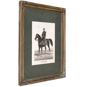 Ormsby Macknight Mitchel Brigadier General Usa 1861 — Verdigris Framed Canvas Print | Bella Frye
