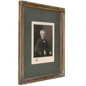 Oliver Wendell Holmes 1894 — Verdigris Framed Canvas Print | Bella Frye