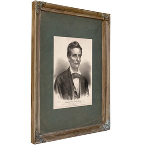 Hon Abraham Lincoln of Illinois National Republican Candidate for Sixteenth President of the United States 186 — Verdigris Fr