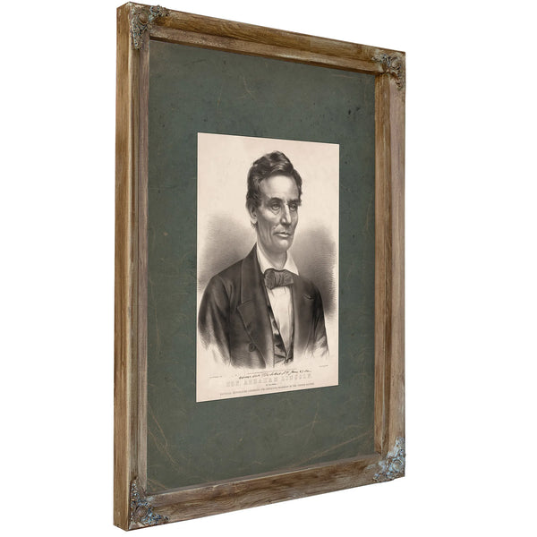 Hon Abraham Lincoln of Illinois National Republican Candidate for Sixteenth President of the United States 186 — Verdigris Fr