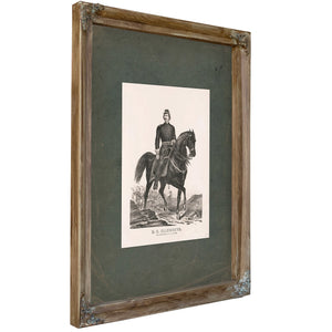 Elmer Ephraim Ellsworth 19th Century — Verdigris Framed Canvas Print | Bella Frye