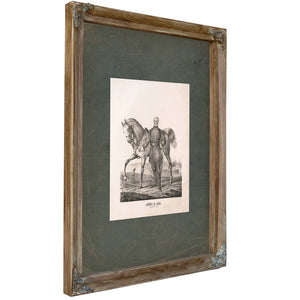 John Adams Dix 19th Century — Verdigris Framed Canvas Print | Bella Frye