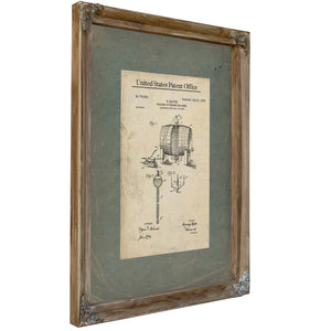 The Brewmasters Secret Patent No. 73435 — Framed Wall Art Room View | Bella Frye