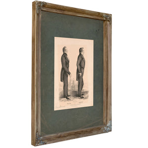 Hyrum Smith Joseph Smith 19th Century — Verdigris Framed Canvas Print | Bella Frye