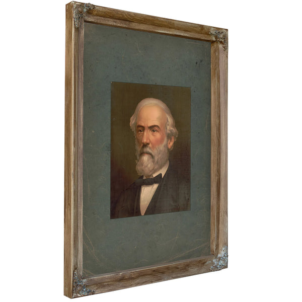 Robert Edward Lee 1877 — Verdigris Framed Canvas Print | Bella Frye