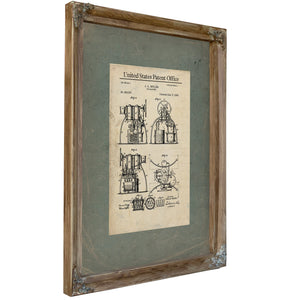 The Muller Ice Machine Patent Industrial Alchemy of the Gilded Age — Framed Wall Art Room View | Bella Frye