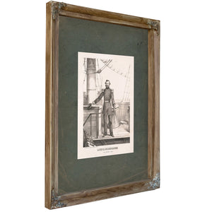 Louis Malesherbes Goldsborough 19th Century — Verdigris Framed Canvas Print | Bella Frye