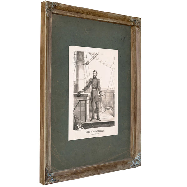 Louis Malesherbes Goldsborough 19th Century — Verdigris Framed Canvas Print | Bella Frye