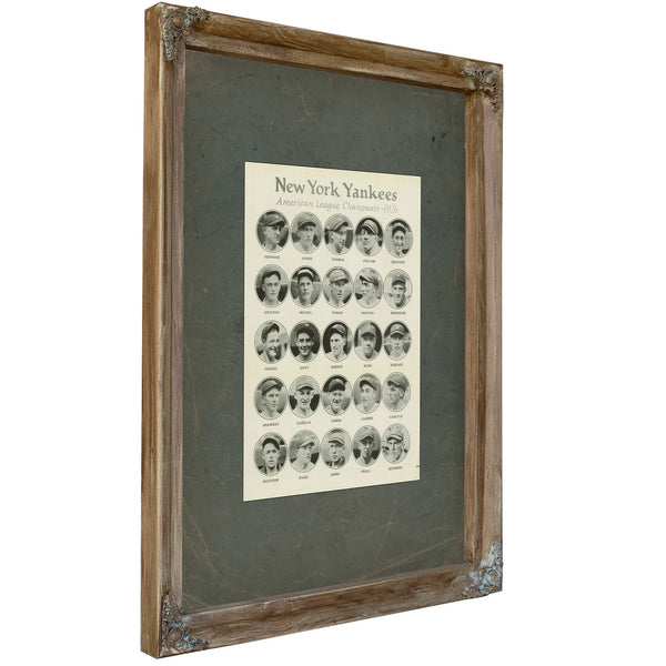 St Louis Cardinals World Series Scrapbook 1926 Dpla F522 — Verdigris Framed Canvas Print | Bella Frye