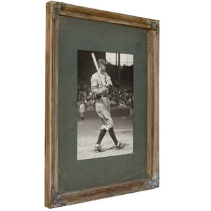 Ty Cobb Paul Thompson Cropped — Verdigris Framed Canvas Print | Bella Frye