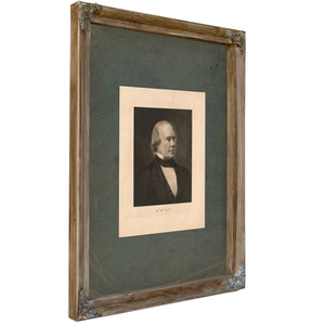 Benjamin Robbins Curtis 1899 — Verdigris Framed Canvas Print | Bella Frye
