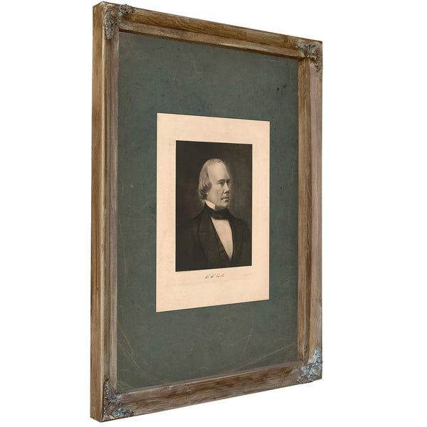 Benjamin Robbins Curtis 1899 — Verdigris Framed Canvas Print | Bella Frye