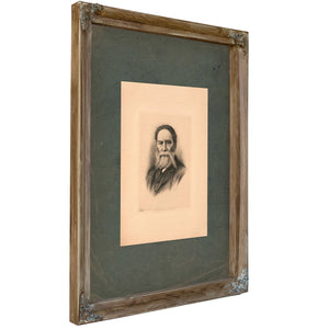 John Amory Lowell 1895 — Verdigris Framed Canvas Print | Bella Frye