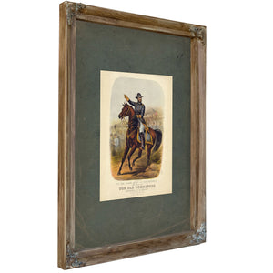 General Us Grant 1865 — Verdigris Framed Canvas Print | Bella Frye