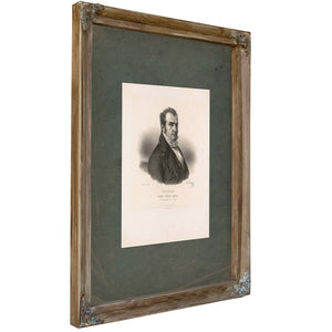 Hon John Bell Secretary of War 1841 1 — Verdigris Framed Canvas Print | Bella Frye