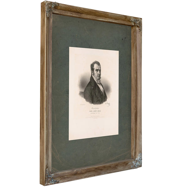 Hon John Bell Secretary of War 1841 1 — Verdigris Framed Canvas Print | Bella Frye