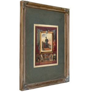 Our Police Faithful Unto Death 1879 — Verdigris Framed Canvas Print | Bella Frye