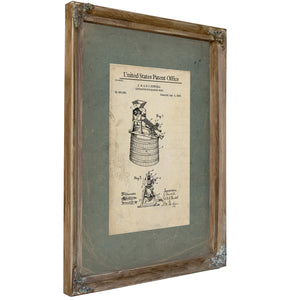 The Dowdell Brothers Forbidden Vintage Patent — Framed Wall Art Room View | Bella Frye