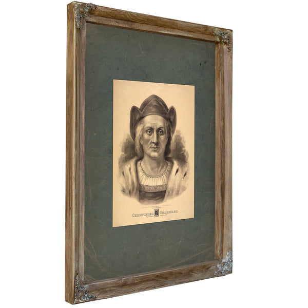 Christopher Columbus Discoverer of America 1492 1892 — Framed Wall Art Room View | Bella Frye