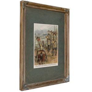 Gen Robert E Lee at Fredericksburg Dec 13 1862 19 — Verdigris Framed Canvas Print | Bella Frye