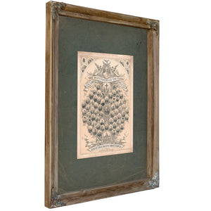 The Defenders of Faith of the Catholic Church and of the United States 1878 — Verdigris Framed Canvas Print | Bella Frye