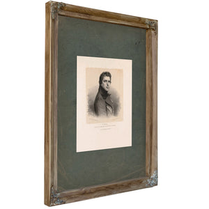 C Downing Delegate to Congress From the Territory of Florida 19th Century — Verdigris Framed Canvas Print | Bella Frye