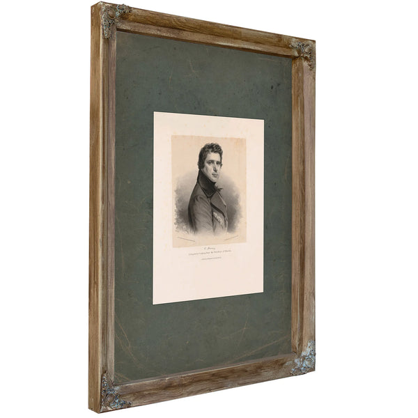 C Downing Delegate to Congress From the Territory of Florida 19th Century — Verdigris Framed Canvas Print | Bella Frye