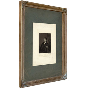 John Randolph of Roanoke 1876 — Verdigris Framed Canvas Print | Bella Frye