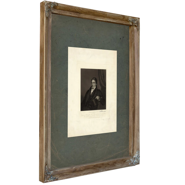 John Randolph of Roanoke 1876 — Verdigris Framed Canvas Print | Bella Frye