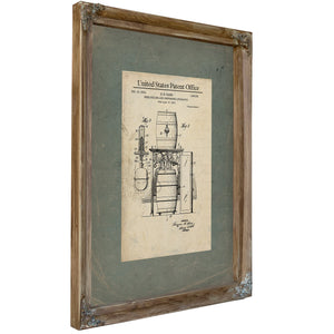The Speakeasys Secret Prohibitions Last Breath Patent — Framed Wall Art Room View | Bella Frye