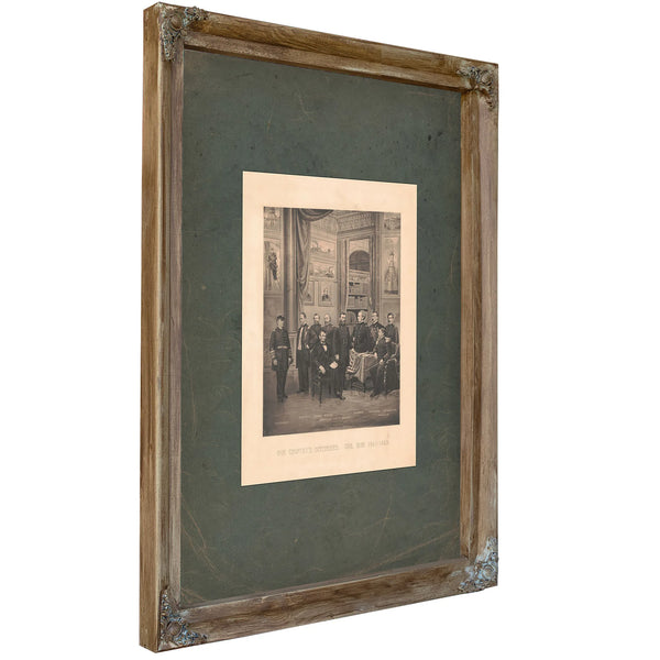 Our Countys Defenders Civil War 1861 1865 189 — Verdigris Framed Canvas Print | Bella Frye