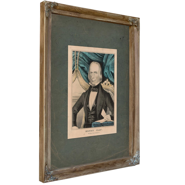 Henry Clay 1835 1856 — Verdigris Framed Canvas Print | Bella Frye