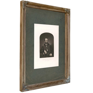 Lieut Gen Ulysses S Grant 19th Century 1 — Verdigris Framed Canvas Print | Bella Frye