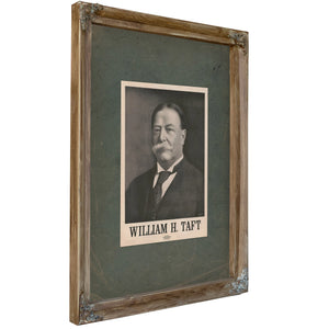 William H Taft Republican Nominee 198 198 — Verdigris Framed Canvas Print | Bella Frye
