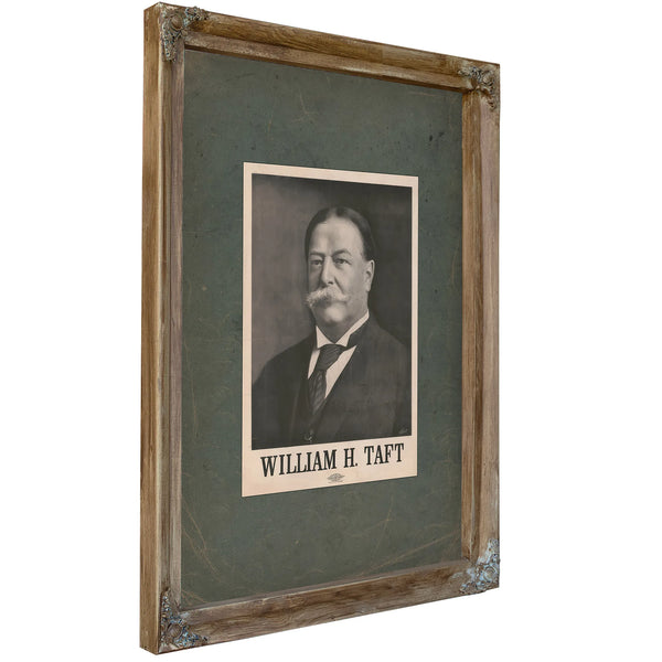 William H Taft Republican Nominee 198 198 — Verdigris Framed Canvas Print | Bella Frye