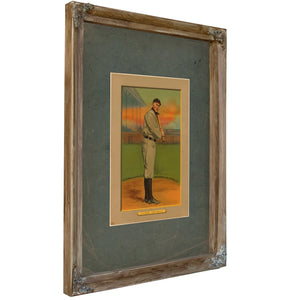 Ty Cobb Card 988351 — Verdigris Framed Canvas Print | Bella Frye