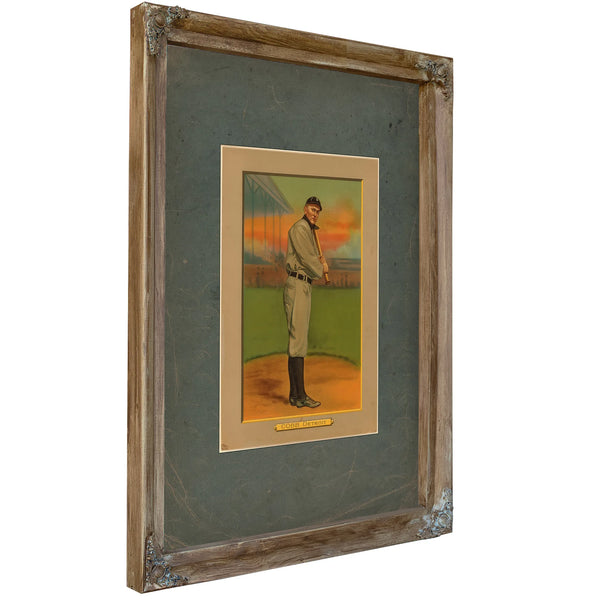 Ty Cobb Card 988351 — Verdigris Framed Canvas Print | Bella Frye