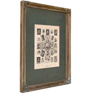 Ladies of the White House 1898 — Verdigris Framed Canvas Print | Bella Frye