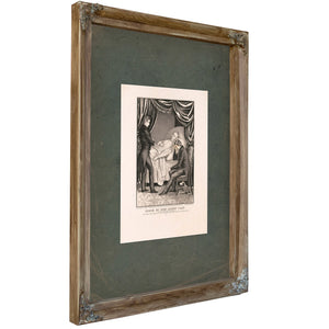 Death of Honl Henry Clay_ My Son I Am Going Sit by Me 1852 — Verdigris Framed Canvas Print | Bella Frye