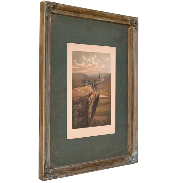 Union Soldiers at Point Lookout Tennessee 1863 188 — Verdigris Framed Canvas Print | Bella Frye