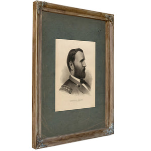 General Grant 1885 — Verdigris Framed Canvas Print | Bella Frye