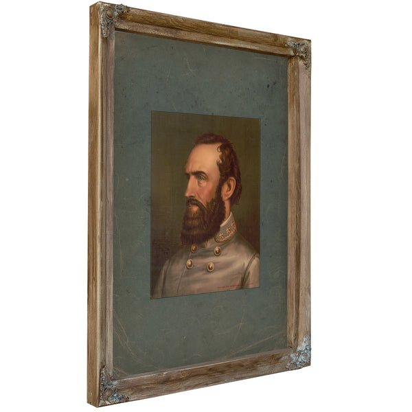 Stonewall Jackson 1877 — Verdigris Framed Canvas Print | Bella Frye