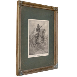General Benjamin Harrison Come on Boys! Battle of Resaca May 13th to 16th 1864 1888 — Verdigris Framed Canvas Print | Bella F