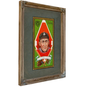 T25 Piedmont Ty Cobb 615f9 — Verdigris Framed Canvas Print | Bella Frye